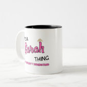 サラが理解できないこと ツートーンマグカップ (正面左)