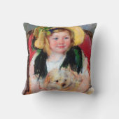 サラと彼女の犬、カッサット クッション (裏面)