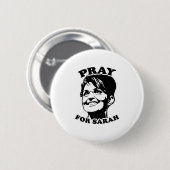 サラのために祈って下さい 缶バッジ (正面&裏面)