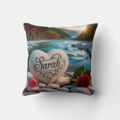 サラのサンセットリバーストーン クッション (裏面)