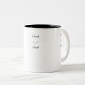 サラのスマイルのコーヒー・マグ ツートーンマグカップ (正面右)