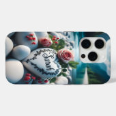 サラのハートバイザリバー Case-Mate iPhoneケース (裏面 (横))