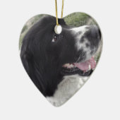 サラのブルガリアの羊飼い犬 セラミックオーナメント (左)