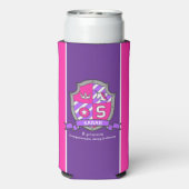 サラの名前はピンクのクレストのユニコーンを意味する スリム缶クーラー (Seltzer裏面)