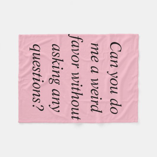 サラの孤児の黒い引用文は風変わりなfavoを半球形に作ることができます フリースブランケット (正面(横))