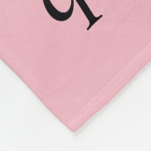 サラの孤児の黒い引用文は風変わりなfavoを半球形に作ることができます フリースブランケット (角)