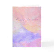 サラの感謝カード