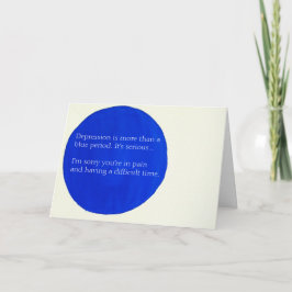 サラの精神衛生に関するグリーティングカード カード