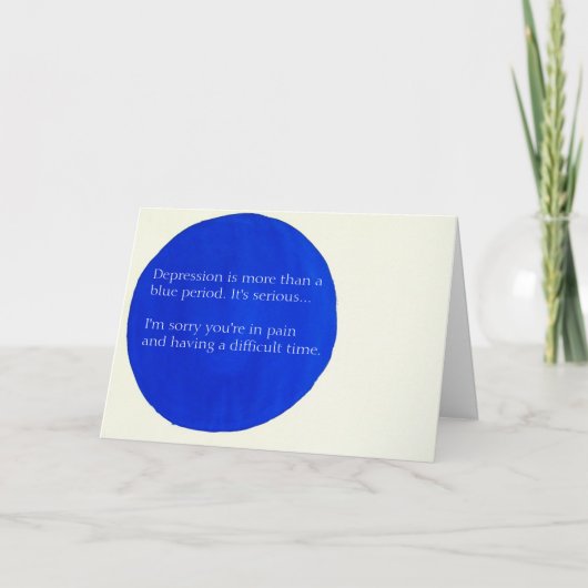 サラの精神衛生に関するグリーティングカード カード (正面)