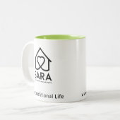 サラの聖域のコーヒー・マグ ツートーンマグカップ (正面左)