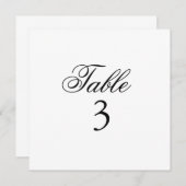 サラの表番号 (正面/裏面)