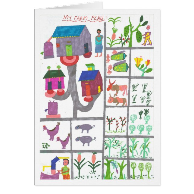 サラの農場の計画 (正面)