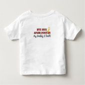 サラの顧客用帰郷のワイシャツのため トドラーTシャツ (裏面)