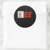 サラは油で殺す ラウンドシール (バッグ)