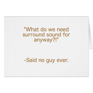 サラウンド・サウンドは人の黄色ブラウンの緑を言いませんでした