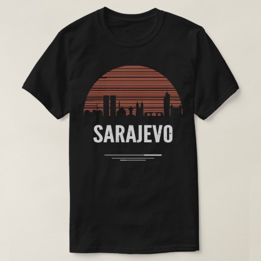 サラエボスカイライン Tシャツ (デザイン正面)