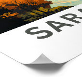 サラエボボスニアトラベルプリント ポスター (角)