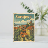 サラエボボスニア・ヘルツェゴビナヴィンテージ ポストカード (スタンド正面)