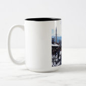 サラエボ素晴らしマグ特別ギフトアイディア ツートーンマグカップ (左)