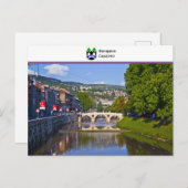 サラエボ – ボスニア・ヘルツェゴビナ ポストカード (正面/裏面)