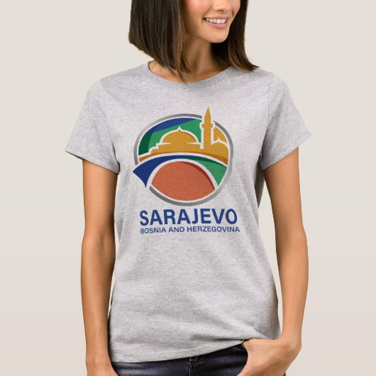 サラエボ ボスニア・ヘルツェゴビナ Tシャツ (正面)