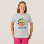 サラエボ ボスニア・ヘルツェゴビナ Tシャツ (正面フル)