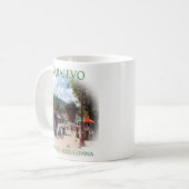 サラエボ:古いバザールのハト広場 コーヒーマグカップ (正面左)