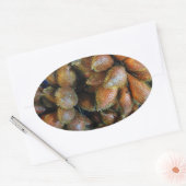 サラク[スネークフルーツ] 楕円形シール (封筒)