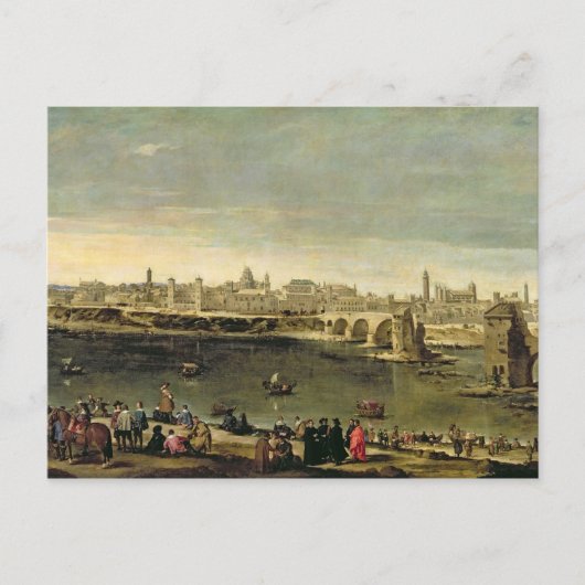 サラゴサの街の眺め ポストカード (正面)