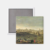 サラゴサの街の眺め マグネット (正面/裏面)