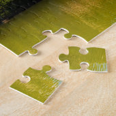 サラゴサスペインのカスタムな文字の写真のパズル ジグソーパズル (側面)