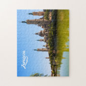 サラゴサスペインのカスタムな文字の写真のパズル ジグソーパズル (縦)