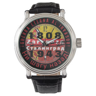 サラゴサ、スターリンスペインのグラードのボタンカーマグネット 腕時計