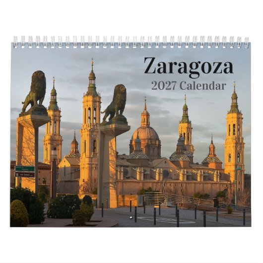 サラゴサ スペイン 2026年 カレンダー (カバー)