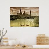 サラゴサ – スペインII ポスター (キッチン)