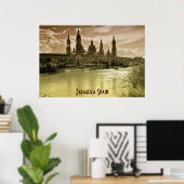 サラゴサ – スペインII ポスター (ホームオフィス)