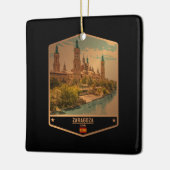 サラゴサ セラミックオーナメント (左)