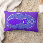 サラスワティ女神ヨニ ランバークッション (ブランケット)