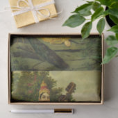 サラスワティ音楽の女神Raja Ravi Varma著 薄葉紙 (ギフト)