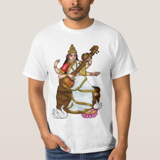 サラスヴァティーTシャツ Tシャツ (正面)