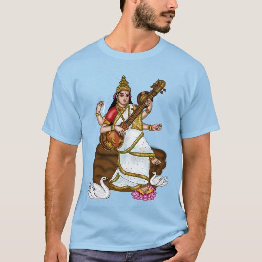 サラスヴァティーTシャツ Tシャツ (正面)