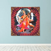 サラスヴァティ – キャンバスプリント (インサイチュ (ウッドフロア))