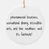 サラソタオーナメント セラミックオーナメント (裏面)