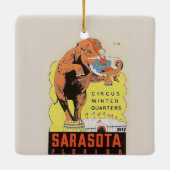 サラソタサーカスウィンタークォーターズ セラミックオーナメント (裏面)