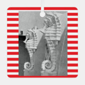 サラソタシーホースオーナメント メタルオーナメント (正面)