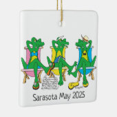 サラソタビーチゲータズセラミックオーナメント セラミックオーナメント (右)