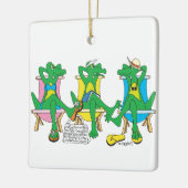 サラソタビーチセラミックオーナメント セラミックオーナメント (左)