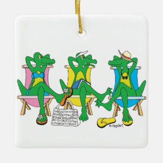 サラソタビーチ セラミックオーナメント