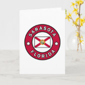 サラソタフロリダ カード (黄色い花)