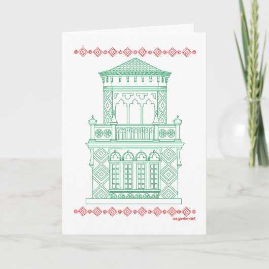 サラソタランドマークホリデーカード 案内状 (正面)